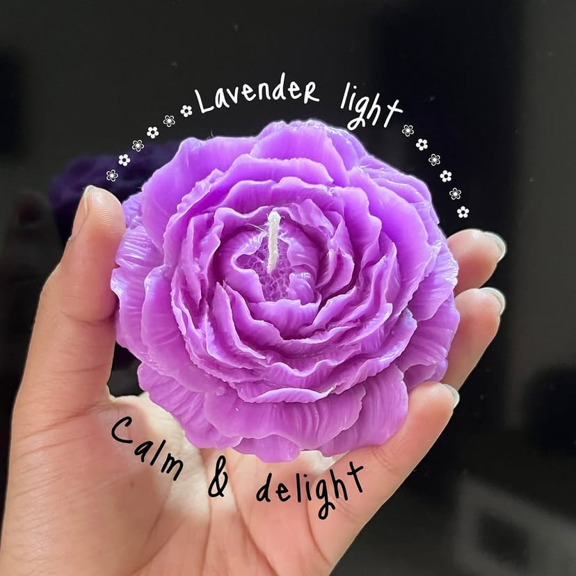 Premium Soy Flower Candle